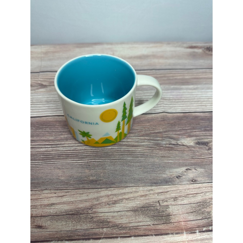 Starbucks You Are Here Collection‎ California Mug Turquoise Interior 2015